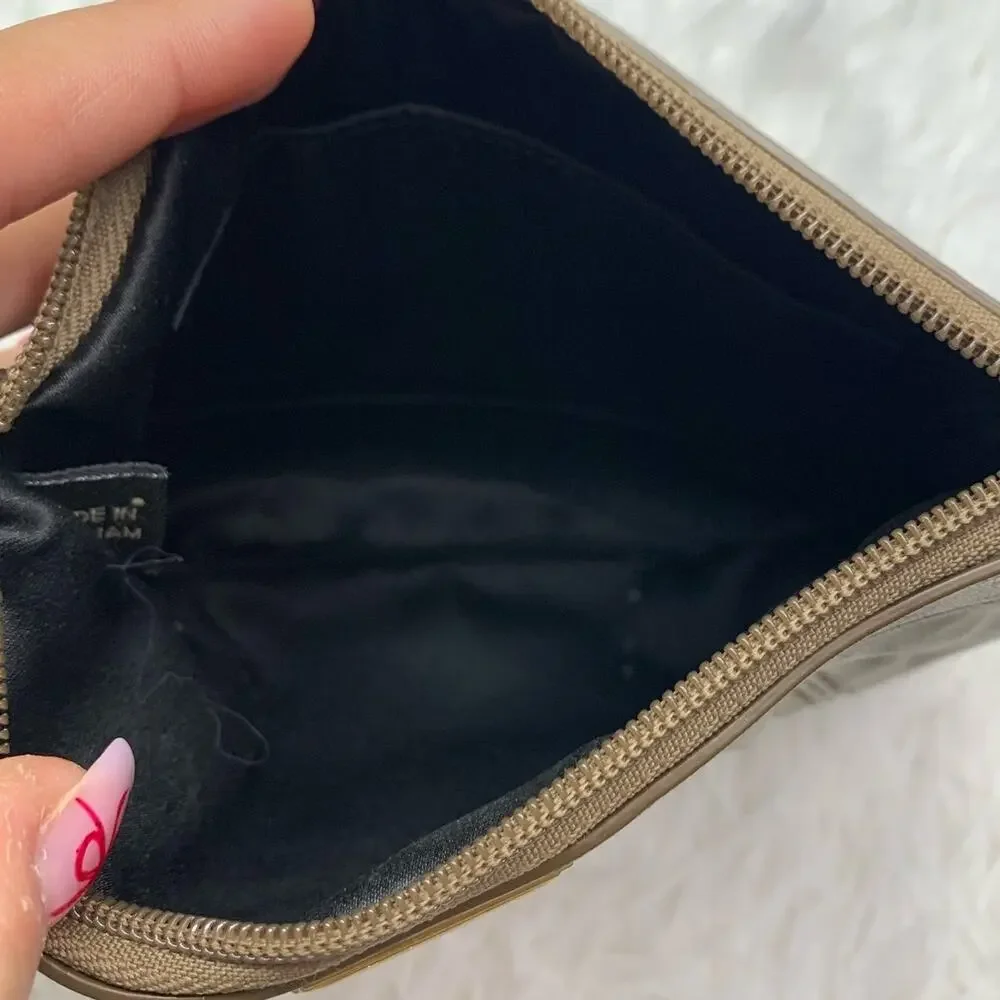 Coach bronze wristlet